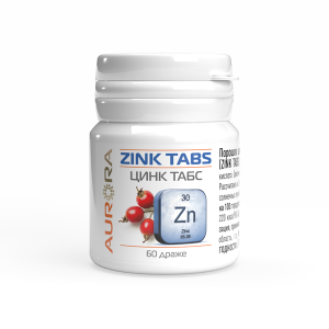 Цинк табс шиповник (пиколинат + цитрат цинка)